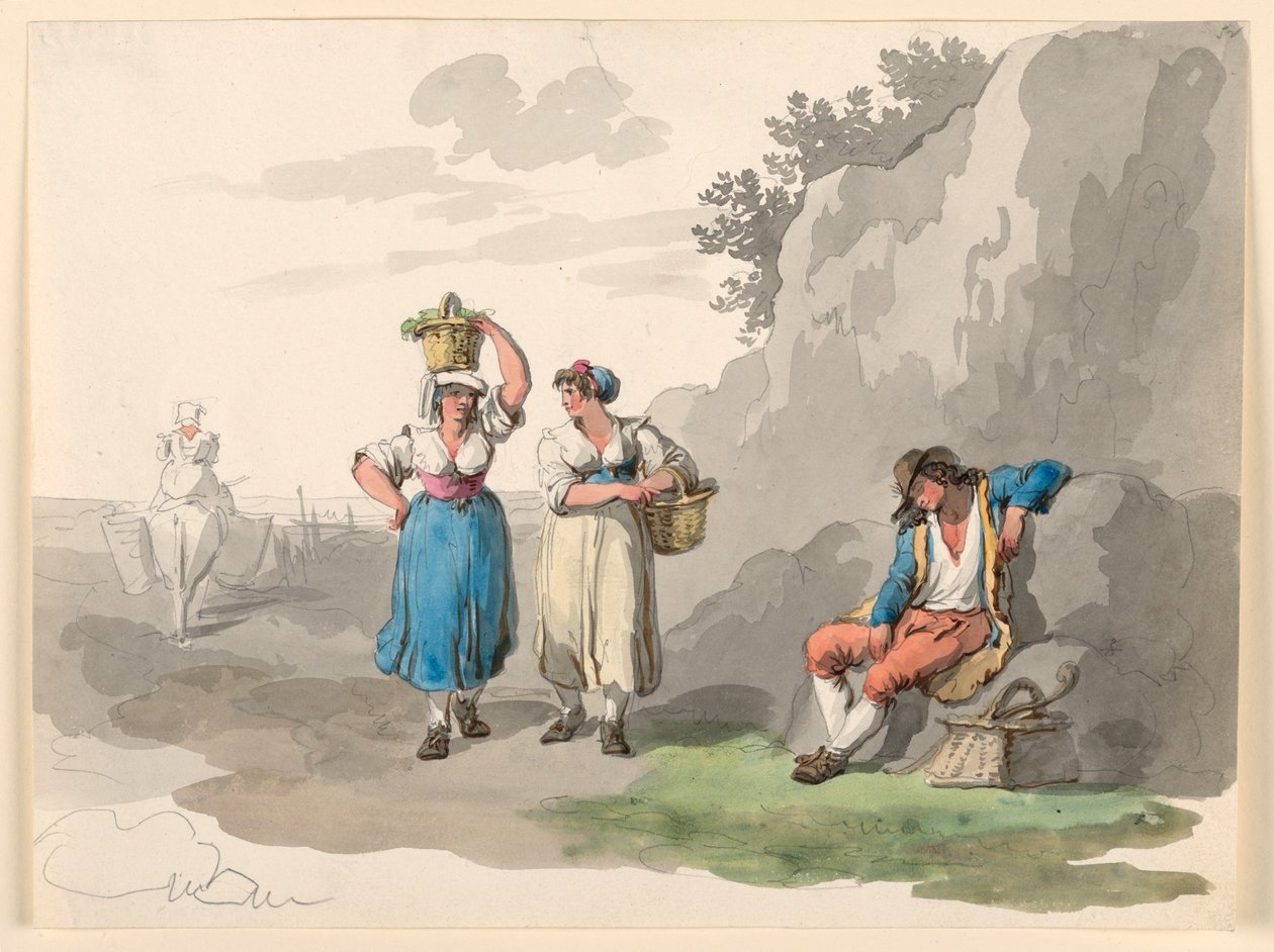 Retour des vendanges - Bartolomeo Pinelli