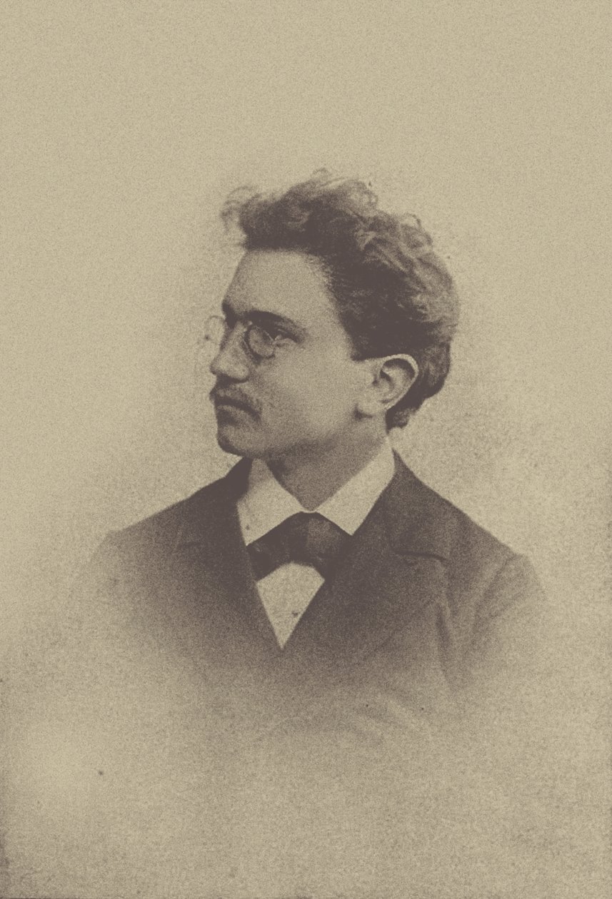 Portrait du compositeur Hans Huber, 1898 - Basel . Photo studio Taescher and