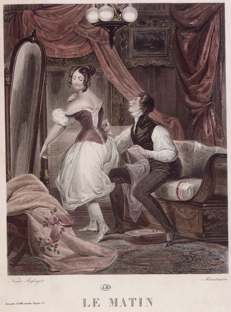 Matin, gravé par Léon Mauduison, du livre 
