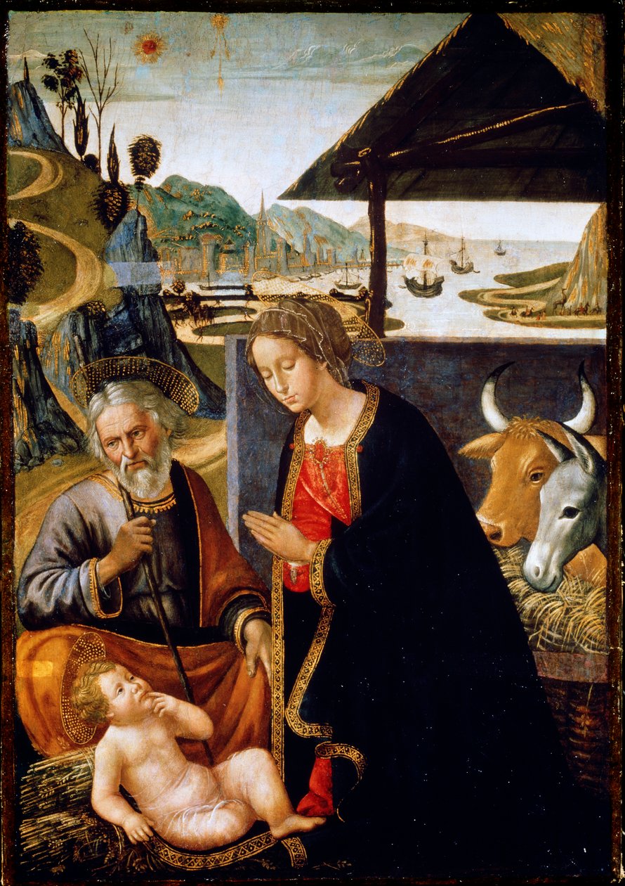 La Nativité du Christ, fin du 15ème ou début du 16ème siècle - Bastiano Mainardi