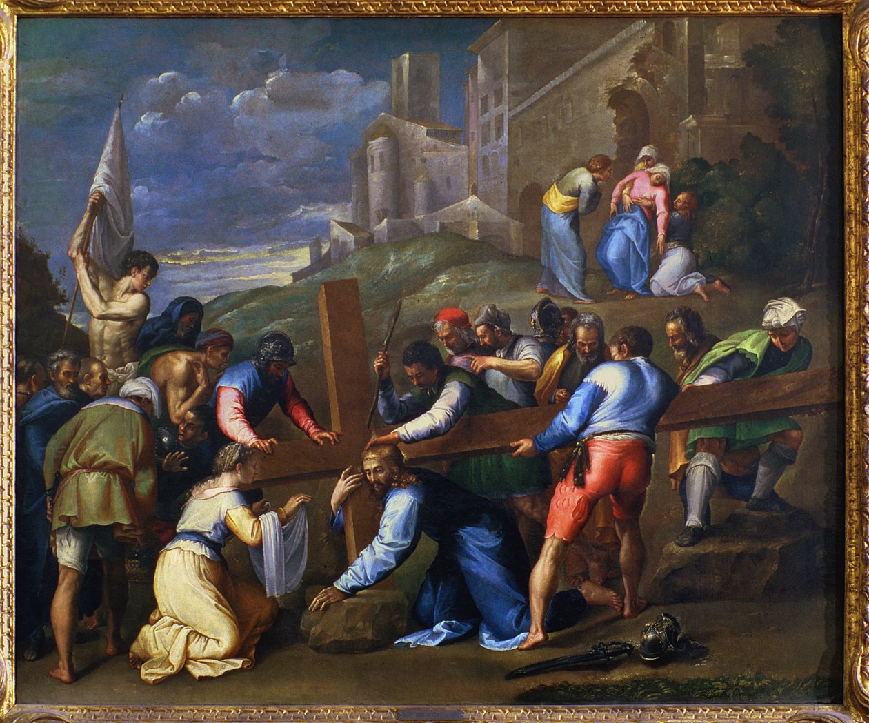 Christ sur le chemin du Calvaire - Battista Franco