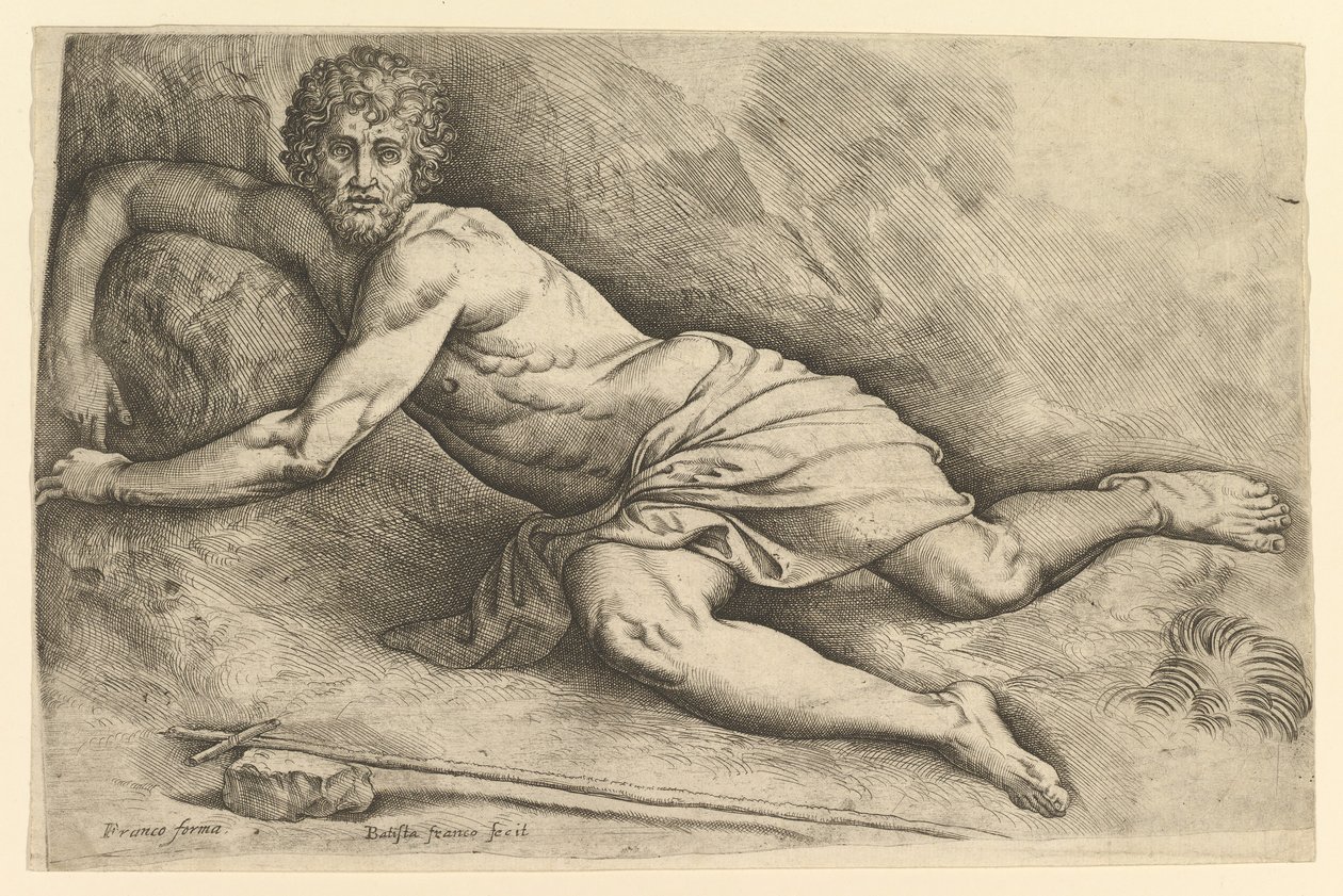 Saint Jean-Baptiste dans le désert, ca. 1552-54 - Battista Franco Veneziano