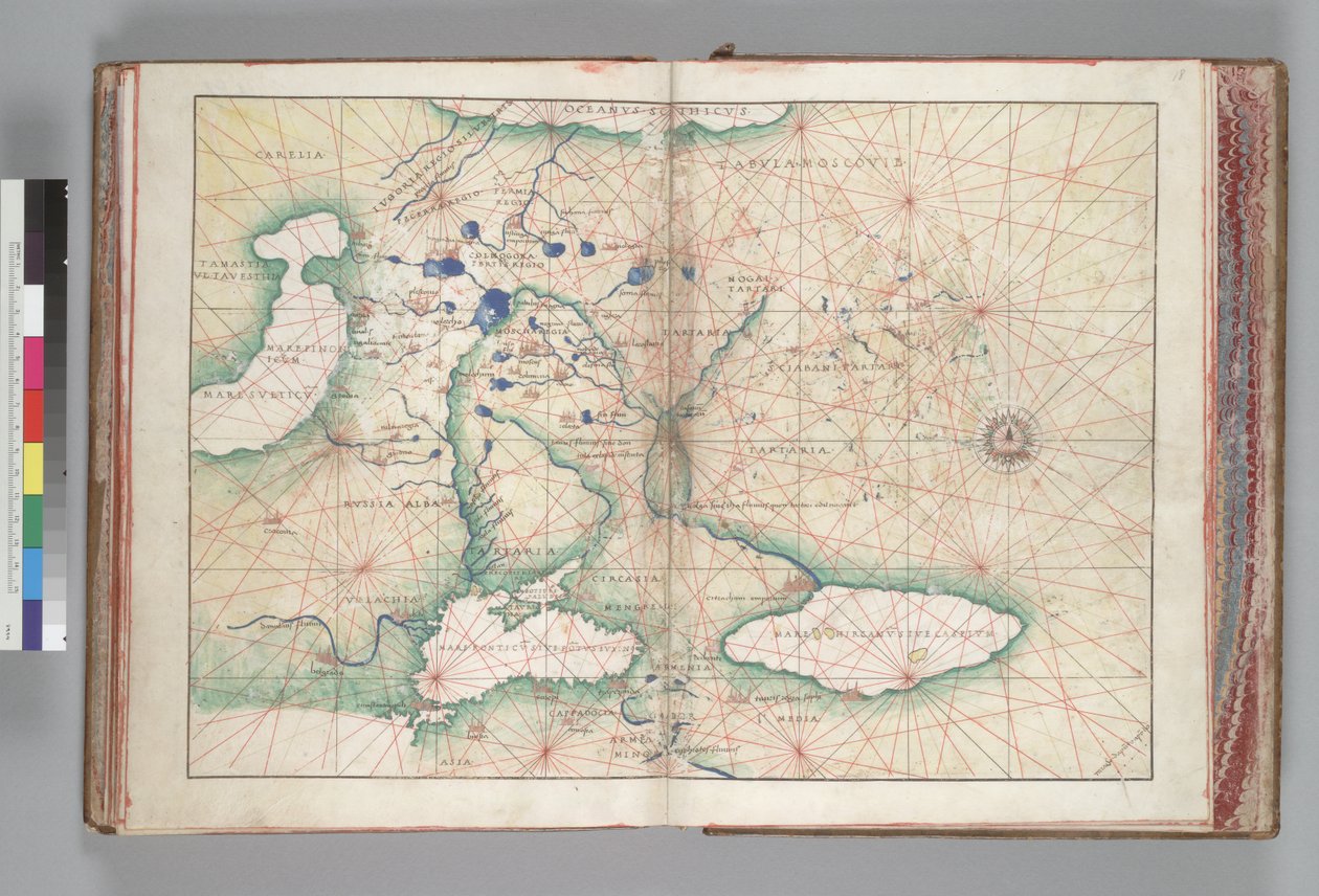 Carte de la Russie - Battista Giovanni Agnese