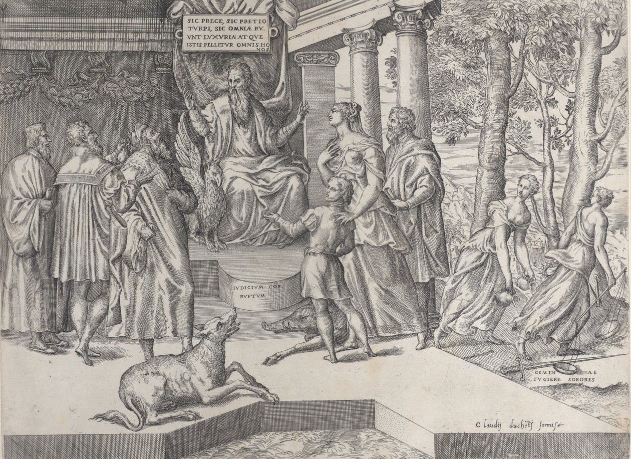 Le juge corrompu, 1565-73 - Battista del Moro
