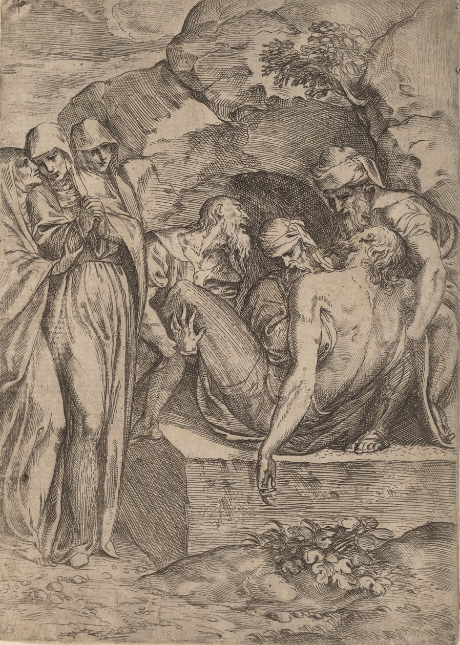 La Mise au tombeau, 1515-1573 - Battista del Moro