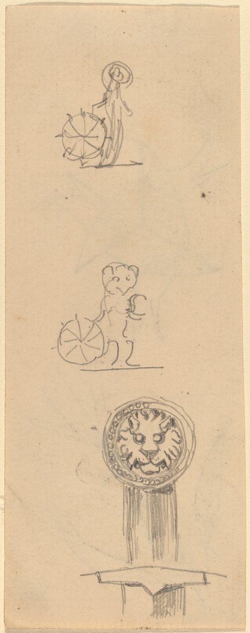 Feuille de croquis - Beatrice Godwin Whistler