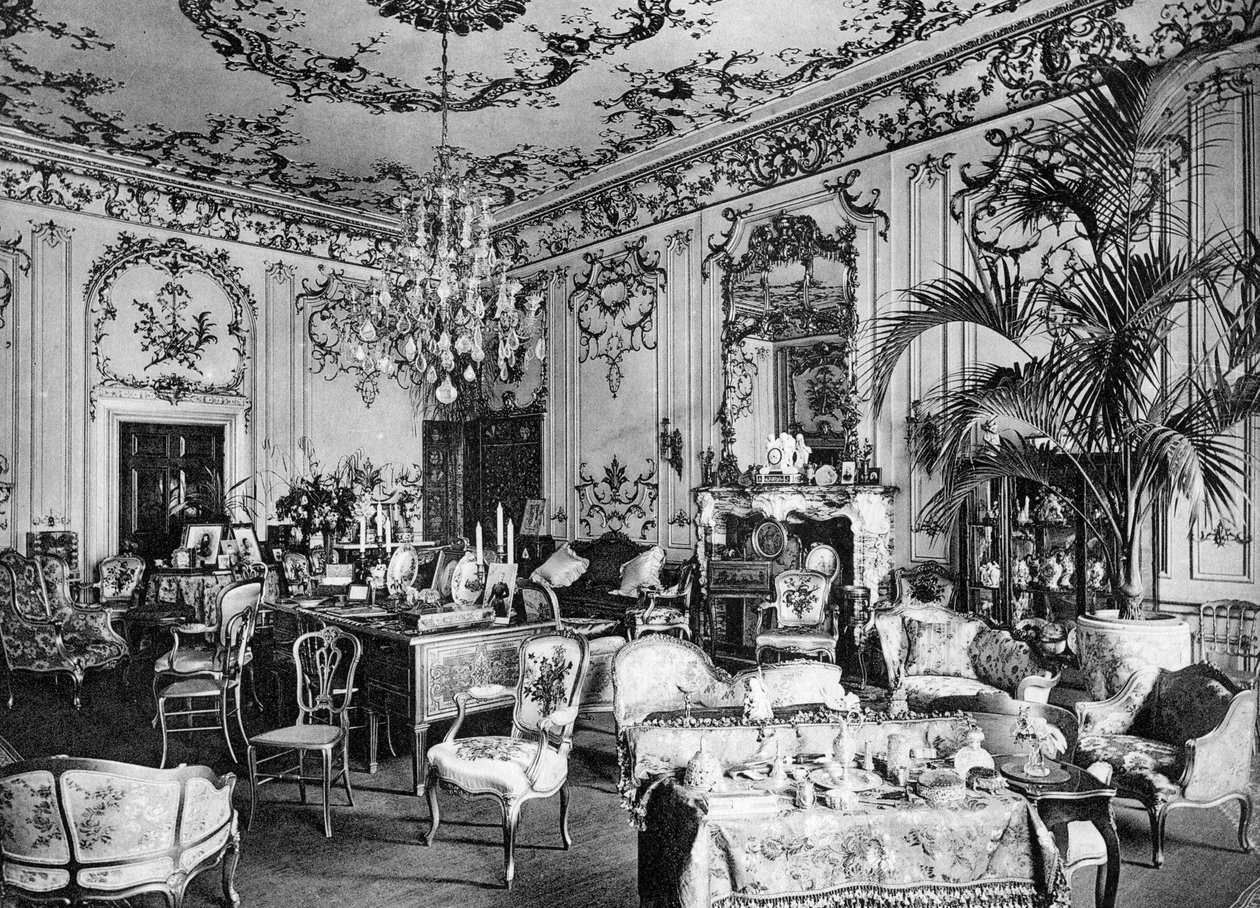Le salon, Chesterfield House - Bedford Lemere and Company