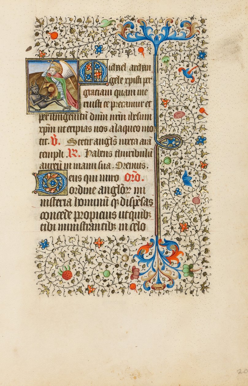 Saint Michel aux prises avec le diable - Bedford Master
