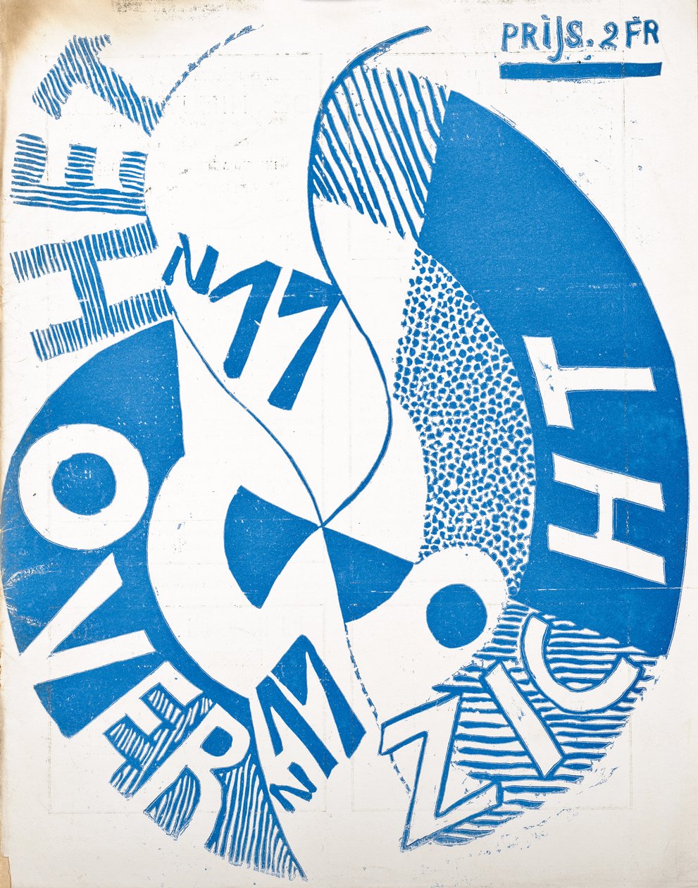 Couverture pour le magazine "Het Overzicht", c. 1922-1925 - Belgian School