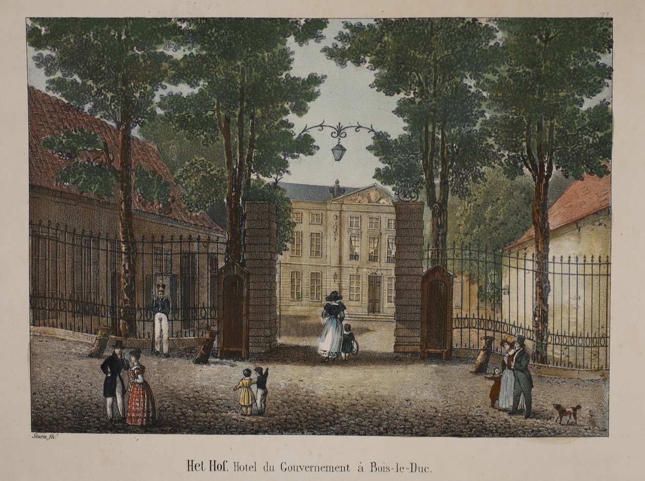 Het Hof, Hôtel du Gouvernement à Bois-le-Duc - Belgian School