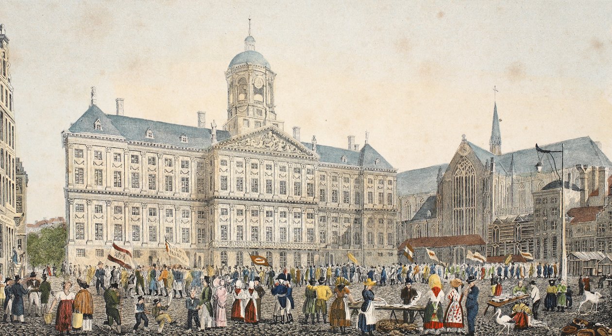 Scène de rue - Belgian School