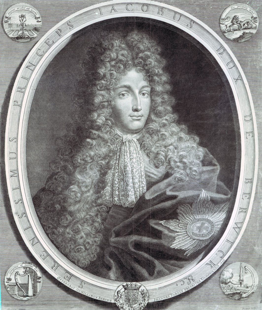 James Fitzjames, Duc de Berwick, gravé par Pierre Drevet, 1693 - Benedetto the Younger Gennari
