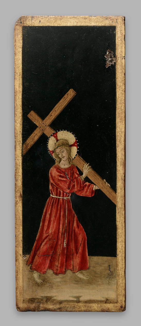 Christ portant la croix; Christ le Rédempteur; la Crucifixion - Benedetto Bonfigli