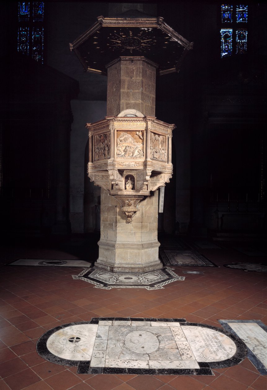 Chaire en marbre - Benedetto da Maiano