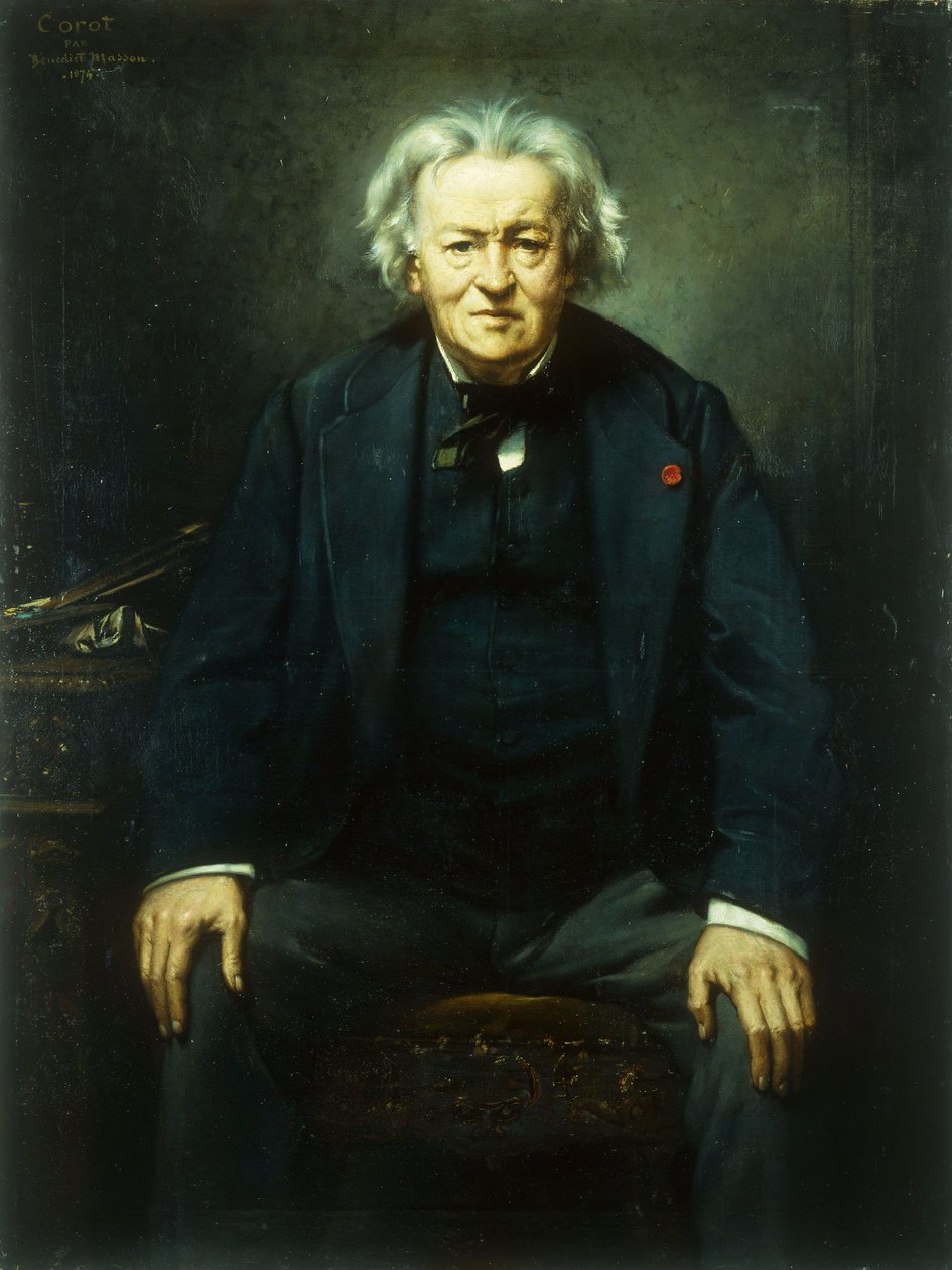Portrait de Jean Baptiste Camille Corot - Benedict Masson