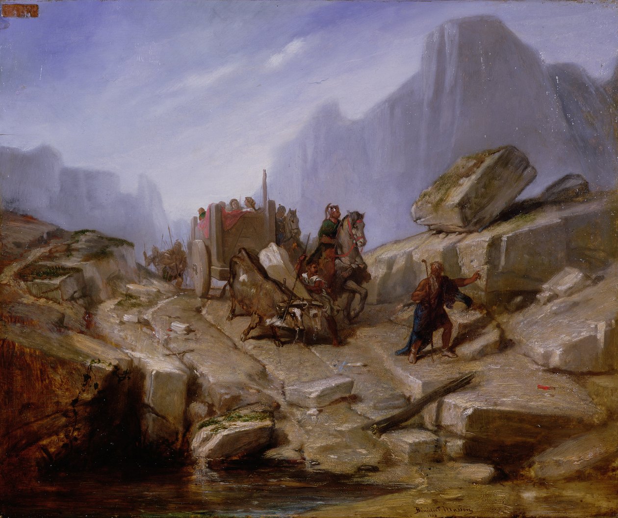 La prise de Thélésie par Hannibal et son armée - Benedict Masson