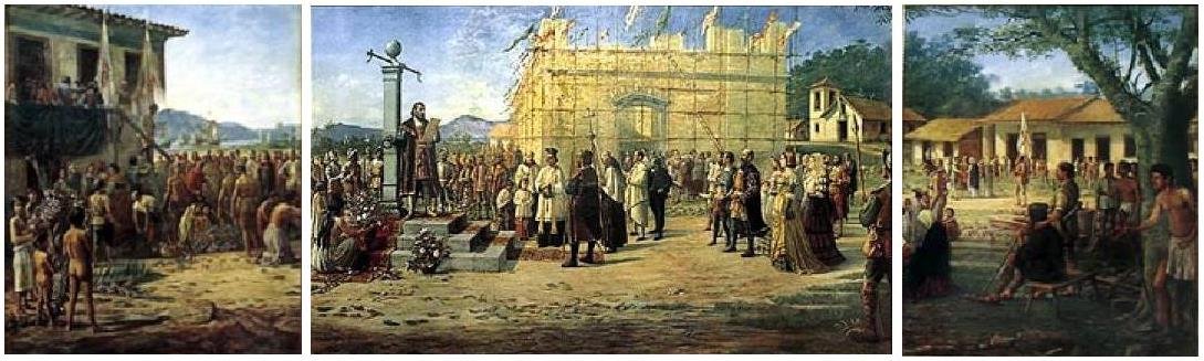 Braz Cubas lit le foral de vilan - Benedito Calixto
