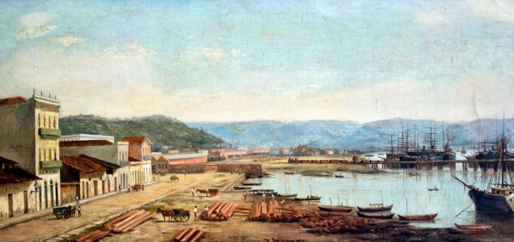 Porto do Consulado et Serra do Mar - Benedito Calixto