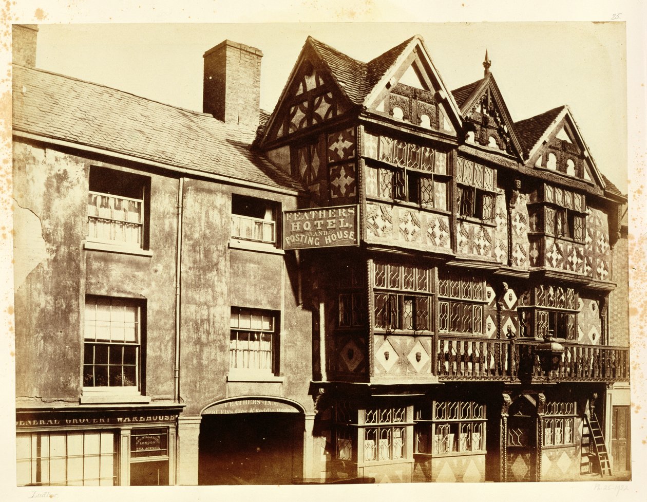 Une rue à Ludlow - Benjamin Brecknell Turner