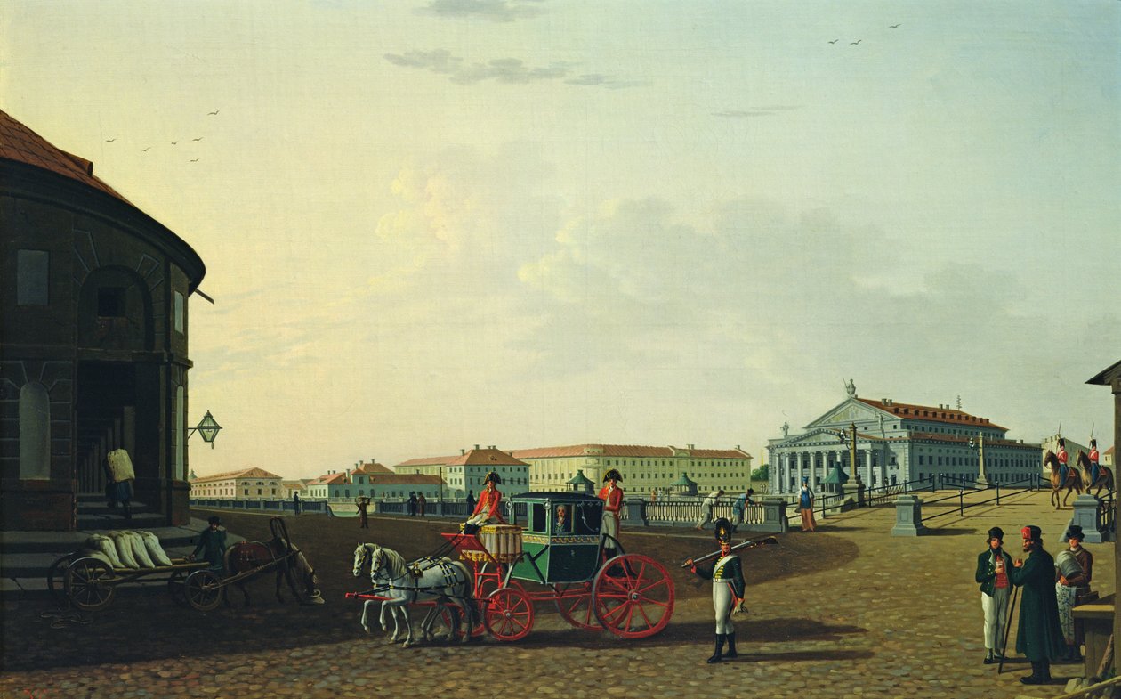 Le Théâtre Bolchoï à Saint-Pétersbourg, 1802 - Benjamin Patersson
