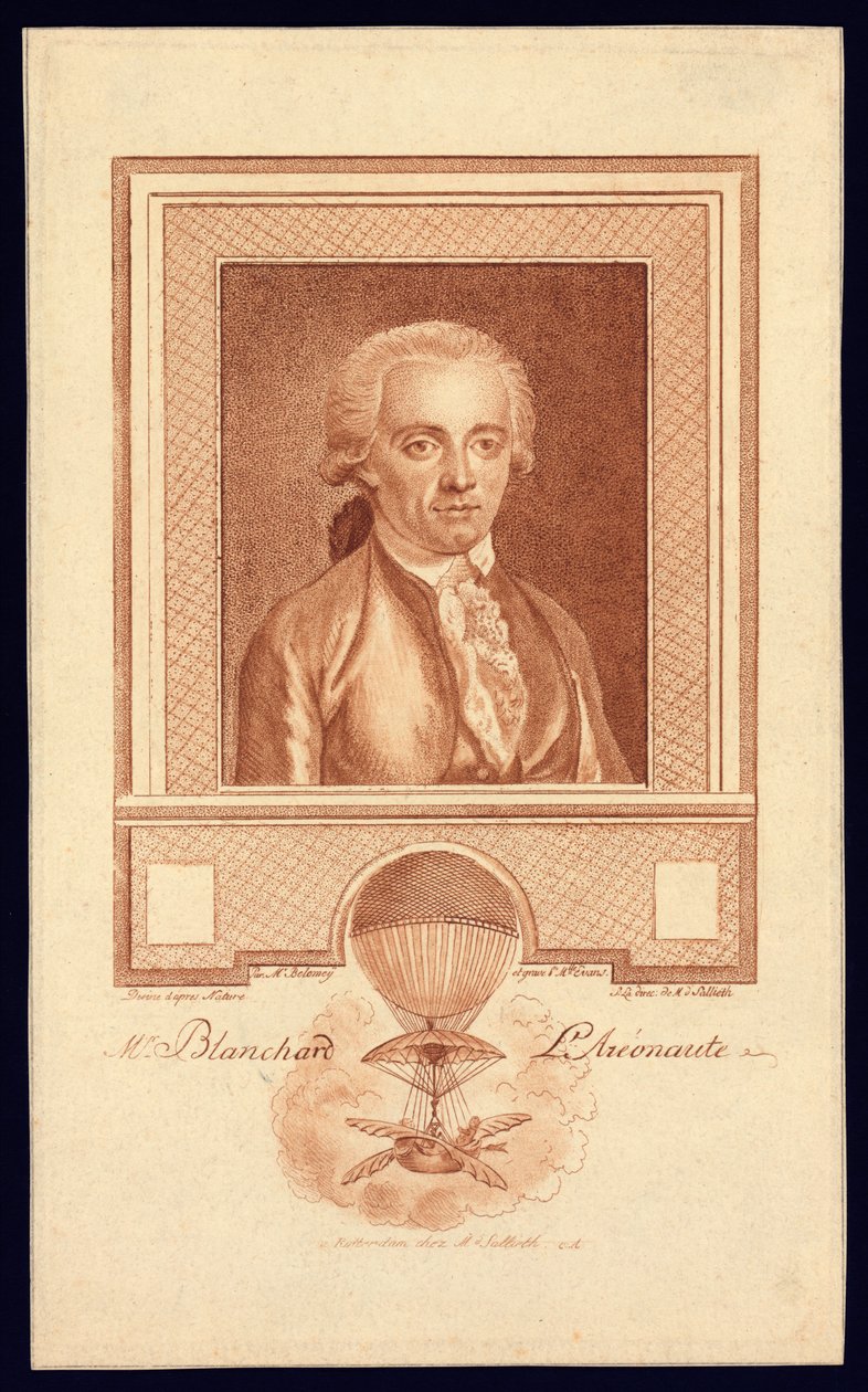 M. Blanchard, aéronaute - Benjamin Samuel Bolomey