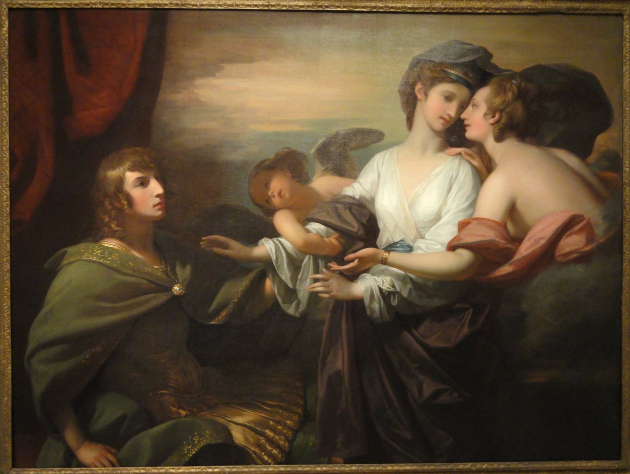 Hélène amenée à Paris - Benjamin West