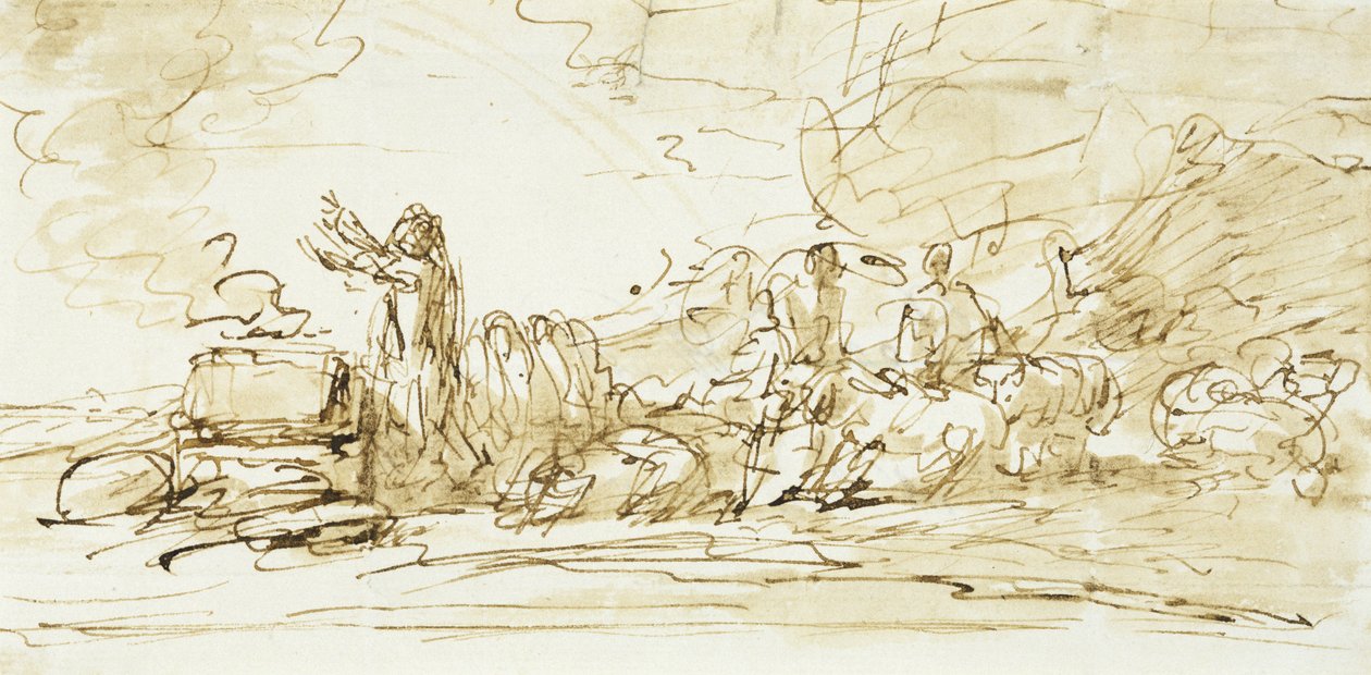 Noé sacrifiant, probablement 1797-1801 - Benjamin West