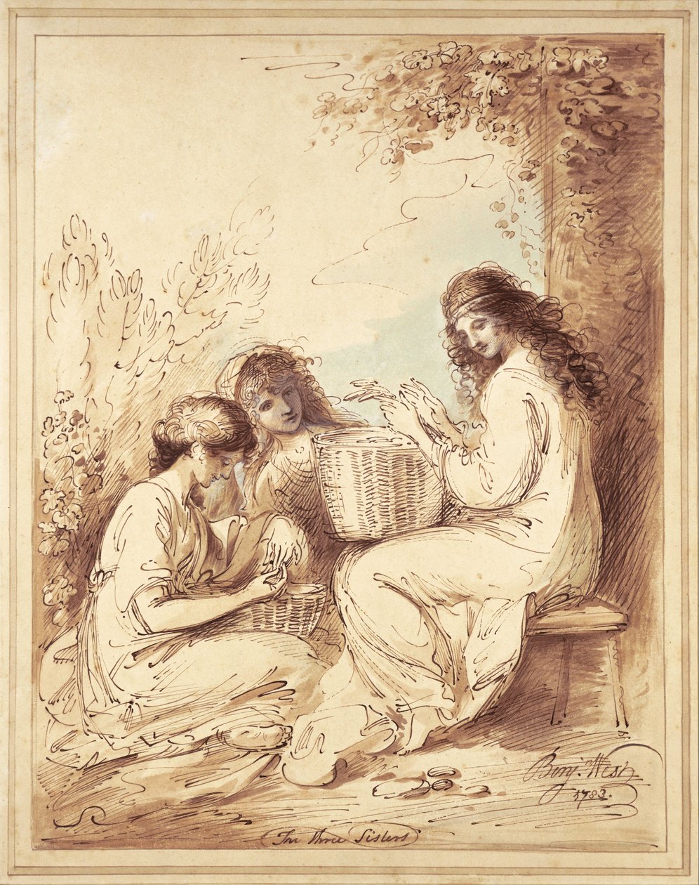 Les Trois Sœurs - Benjamin West