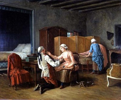 Enrouler la laine - Benjamin Eugene Fichel