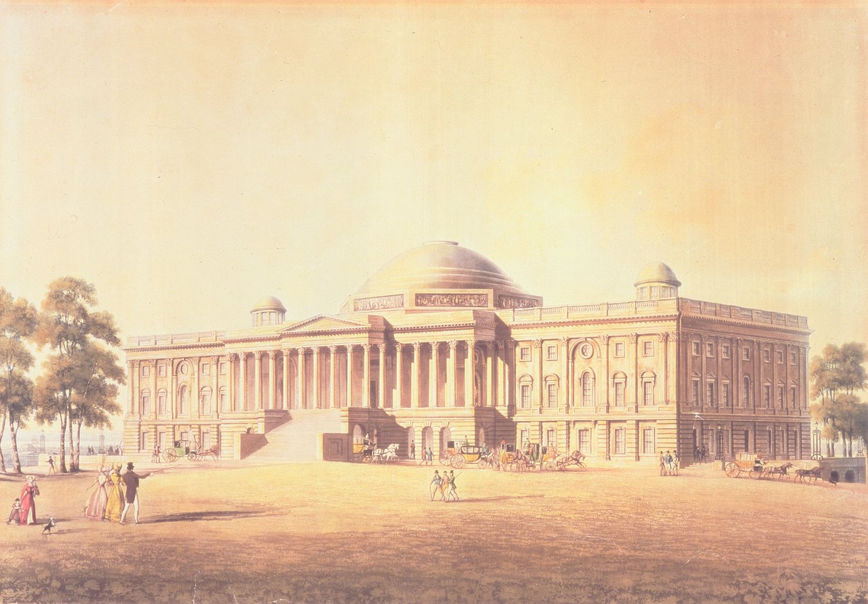 Capitole des États-Unis, gravé par Thomas Sutherland, 1825 - Benjamin Henry Latrobe