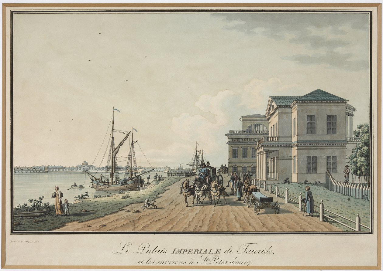 Vue du palais de Tauride - Benjamin Patersson