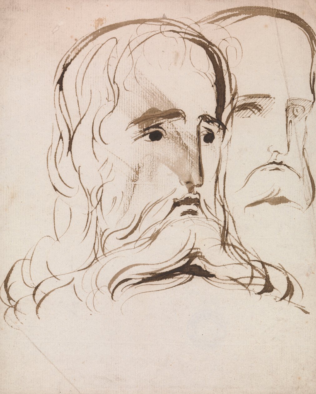 Étude pour la tête du Christ et d