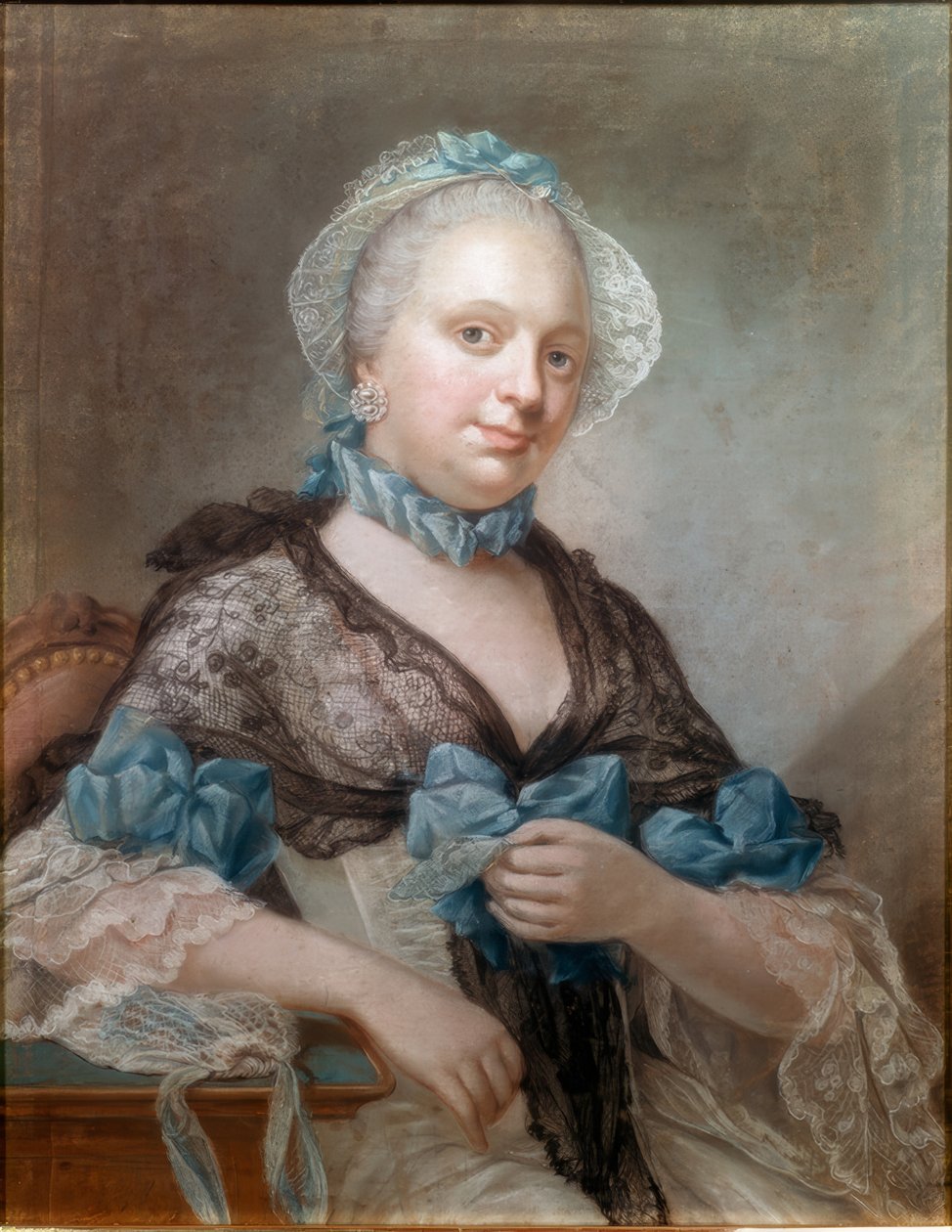 Portrait de femme - Benjamin Samuel Bolomey