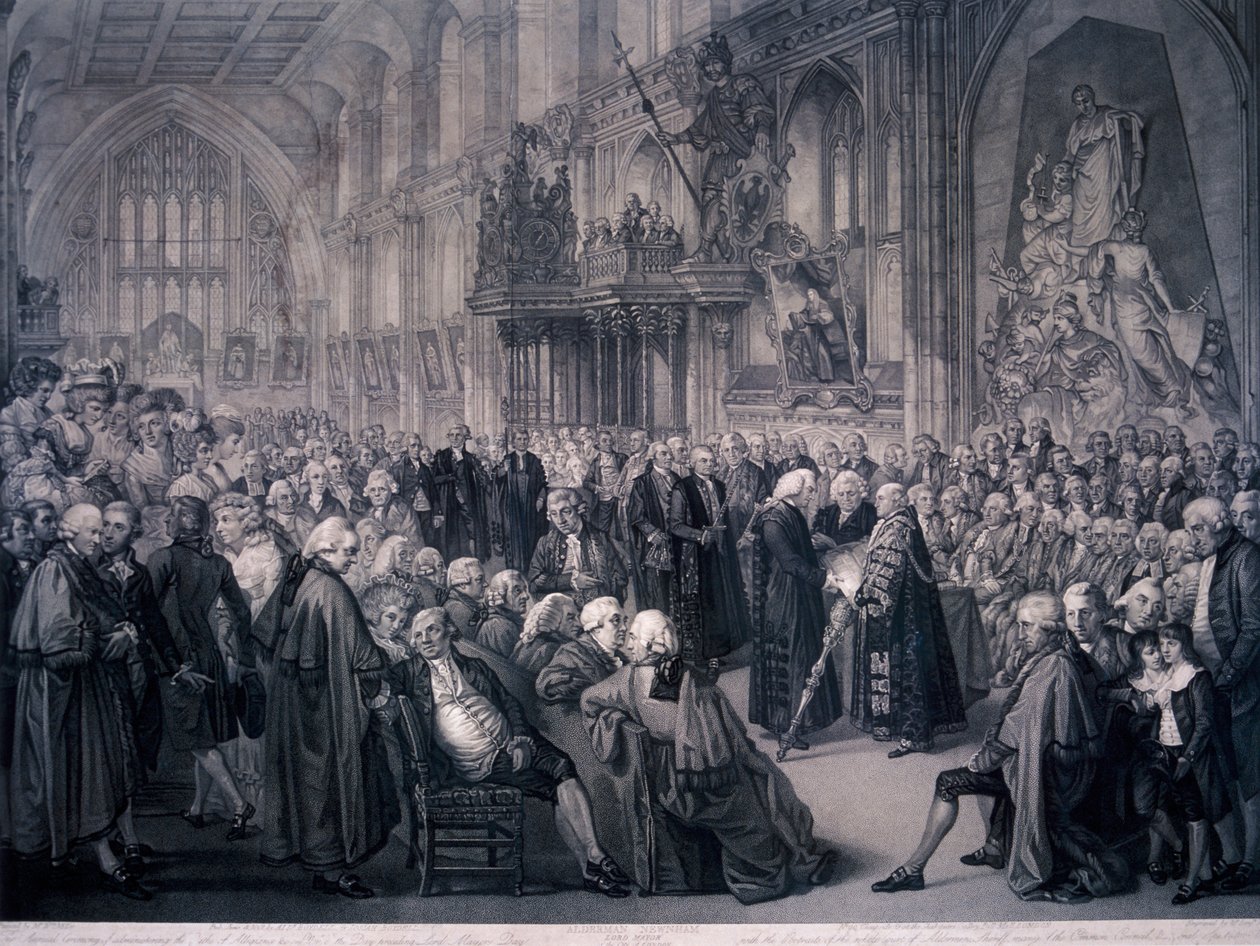 Inauguration du Lord Maire Nathaniel Newnham, Londres, 1801 - Benjamin Smith