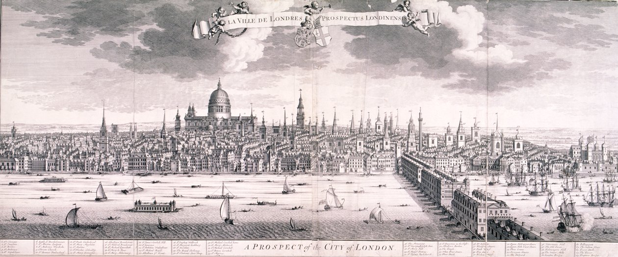 Vue panoramique de Londres - Benjamin Smith
