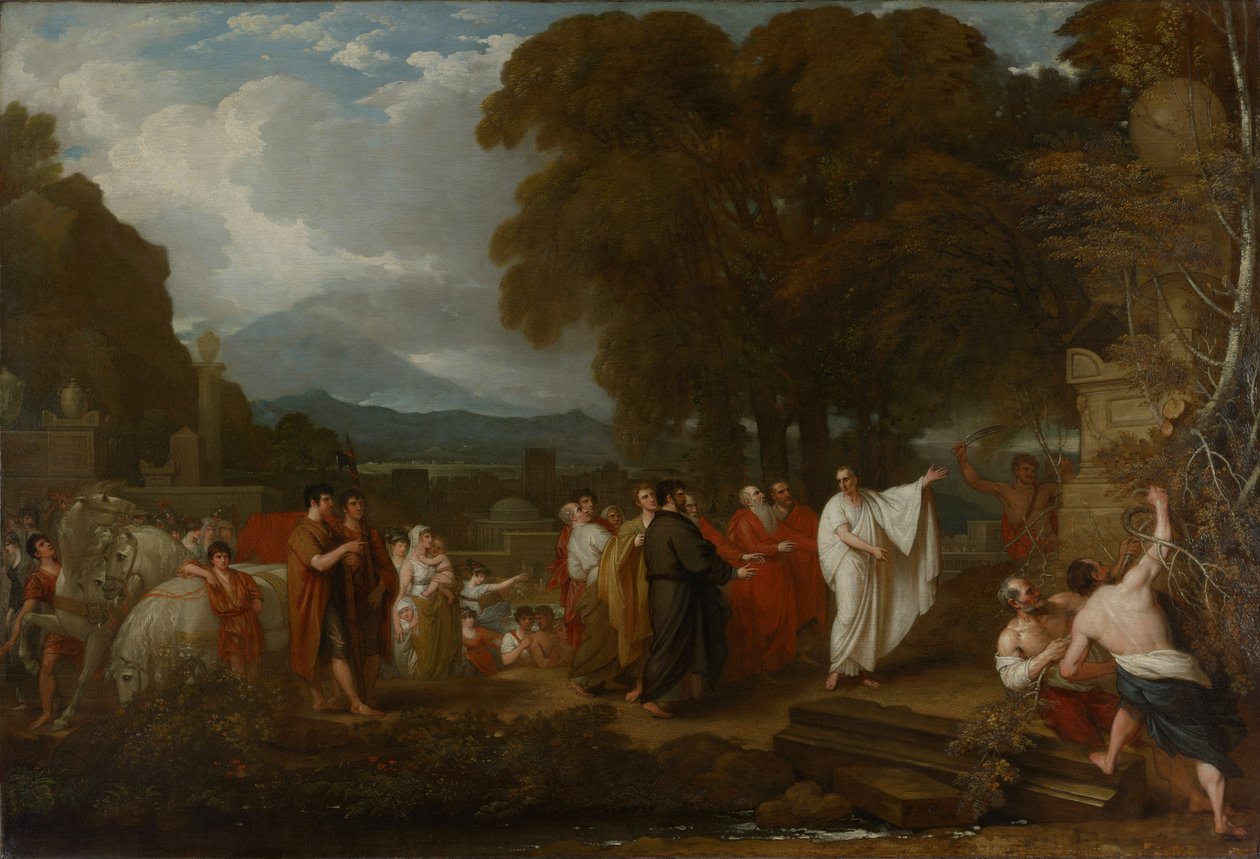 Cicéron découvrant le tombeau d