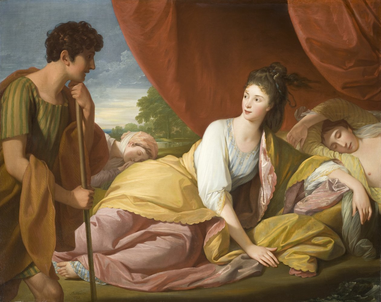 Cymon et Iphigénie - Benjamin West