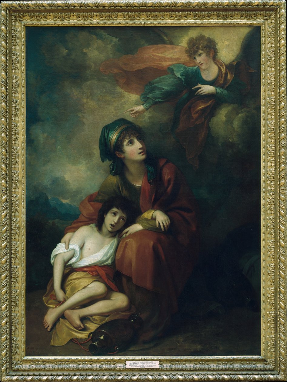 Agar et Ismaël - Benjamin West