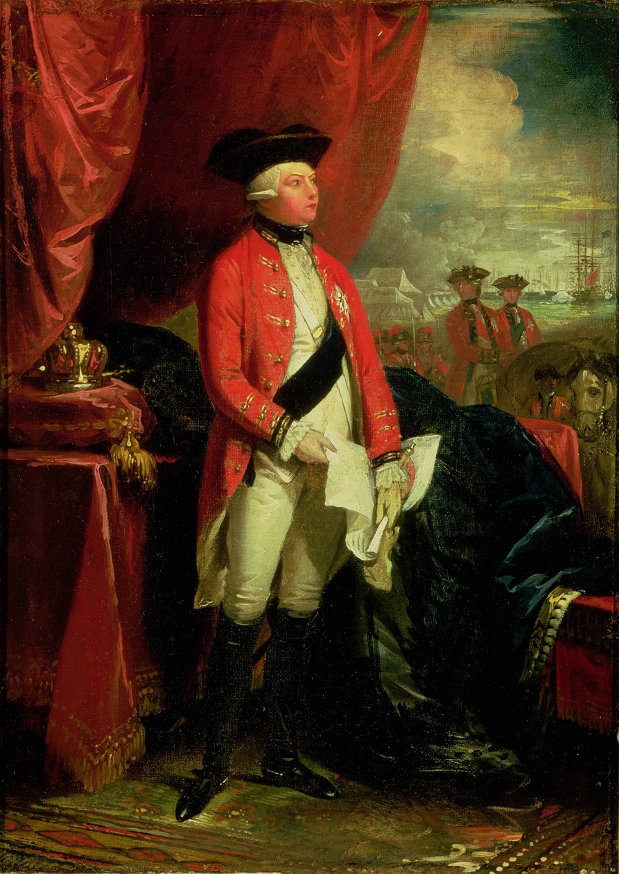 Roi George III (1738-1820) | Benjamin West | Estampe d'art