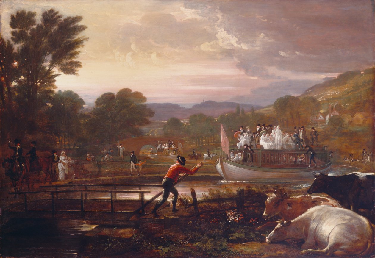 Canal de Paddington, 1801 - Benjamin West