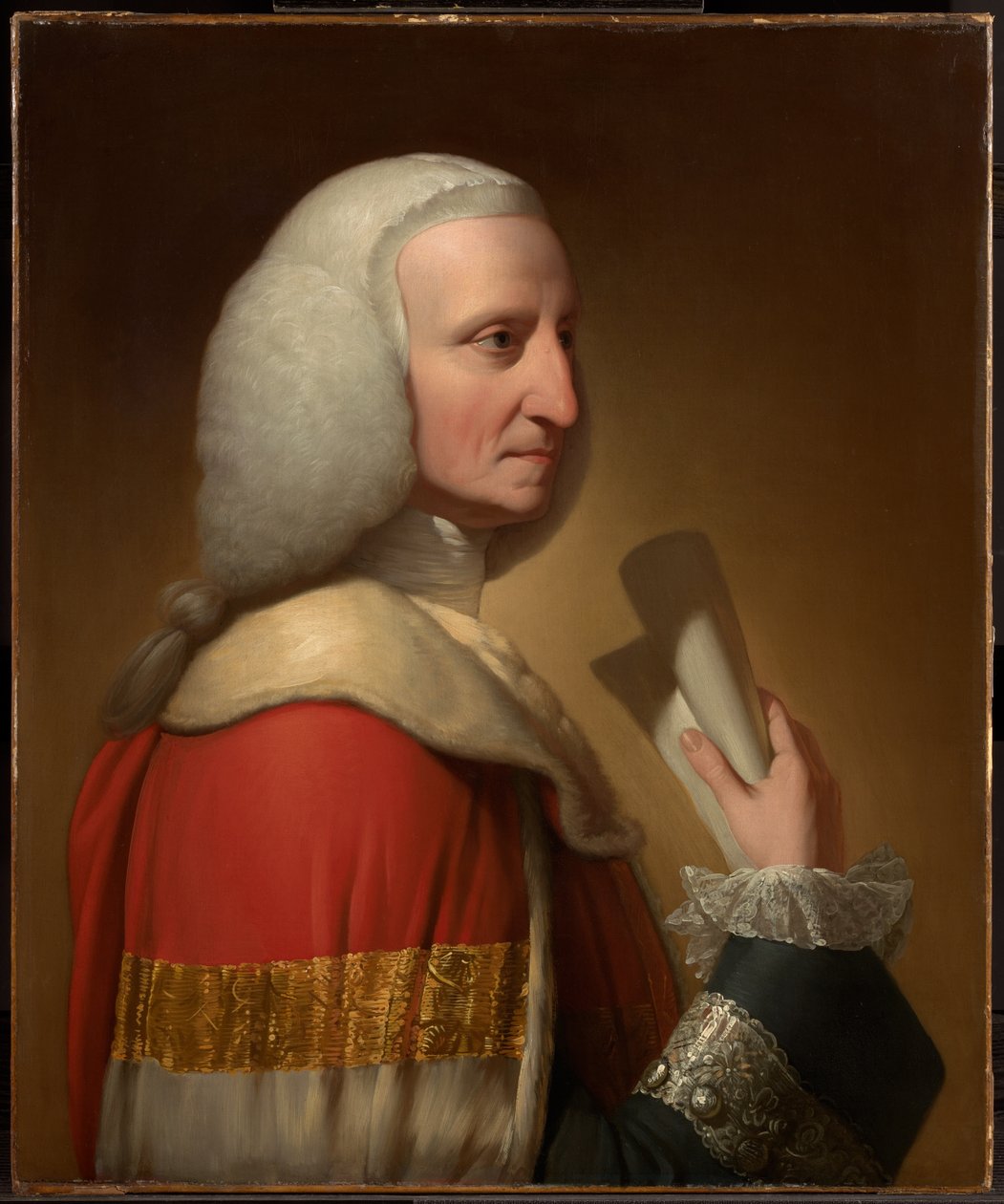 Portrait de George, premier lord Lyttelton - Benjamin West