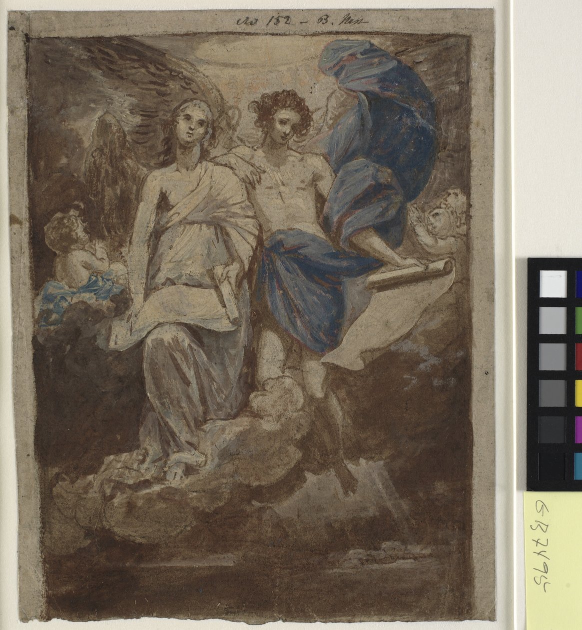 Étude pour une peinture des Anges apparaissant aux bergers, 1774 - Benjamin West