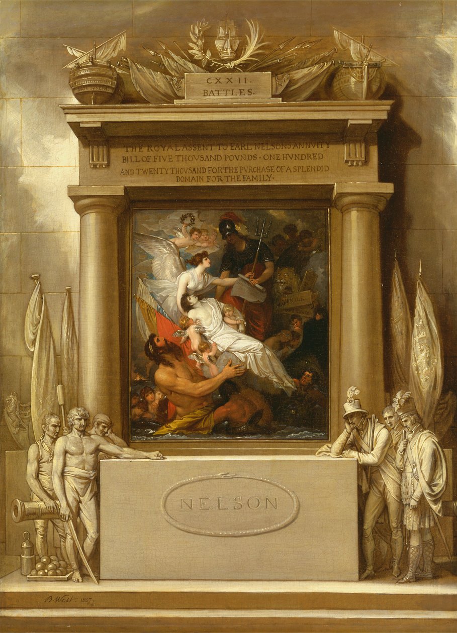 Die Apotheose von Nelson - Benjamin West