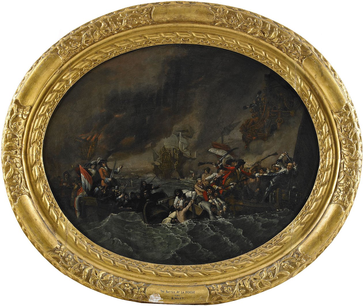 La Bataille de La Hogue, 1820 - Benjamin West