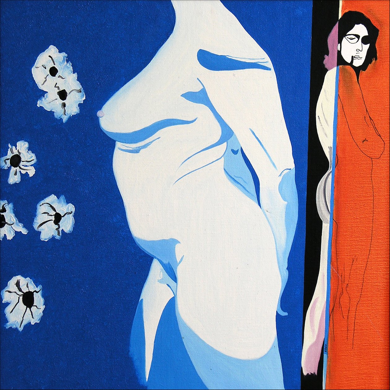 Photographes américains 5, 2000 (huile sur toile) - Benoit Erwann Boucherot