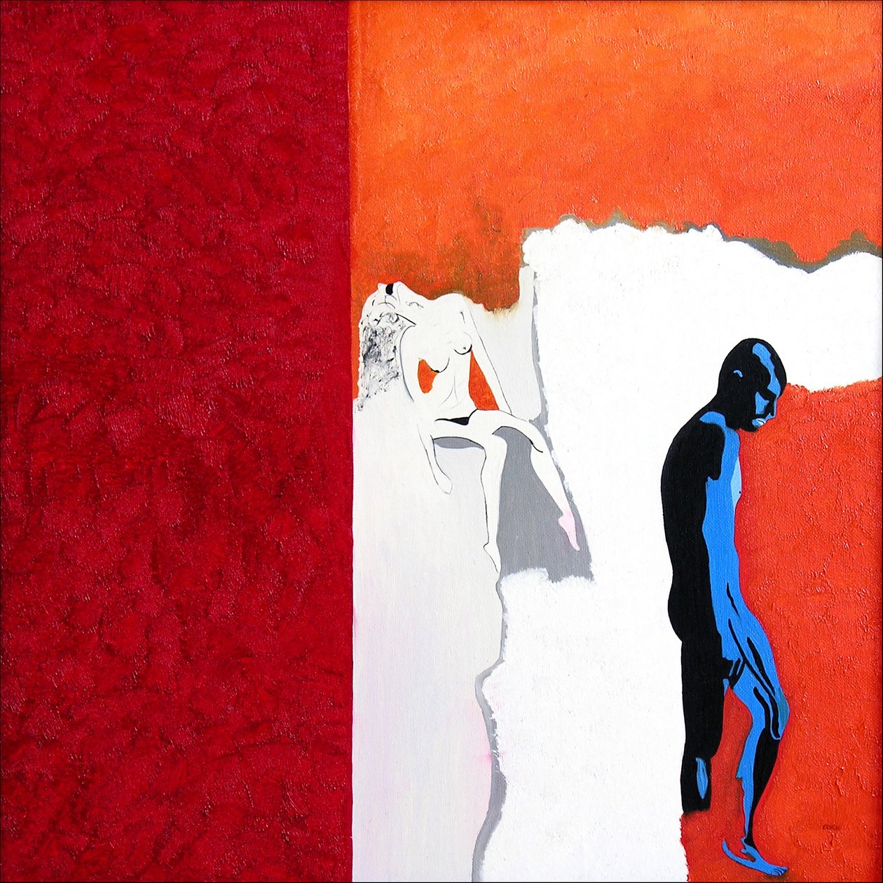 Photographes américains 6, 2000 (huile sur toile) - Benoit Erwann Boucherot