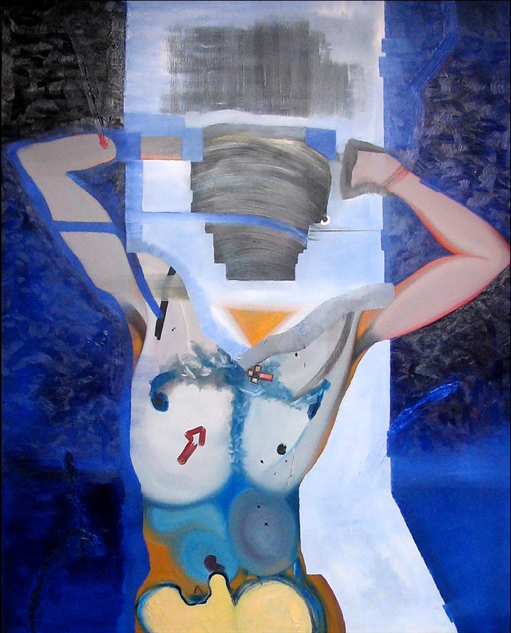 Homme libre, 2006 (huile et acrylique sur toile) - Benoit Erwann Boucherot