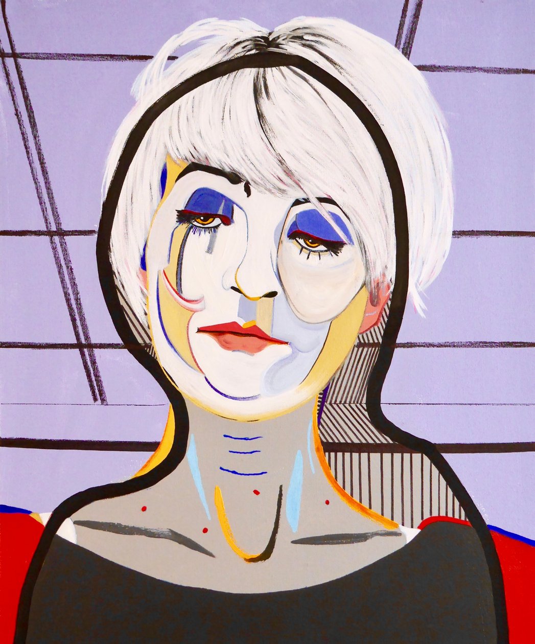 La Nef des fous : Sarah Lou, 2020 (oil on canvas) - Benoit Erwann Boucherot