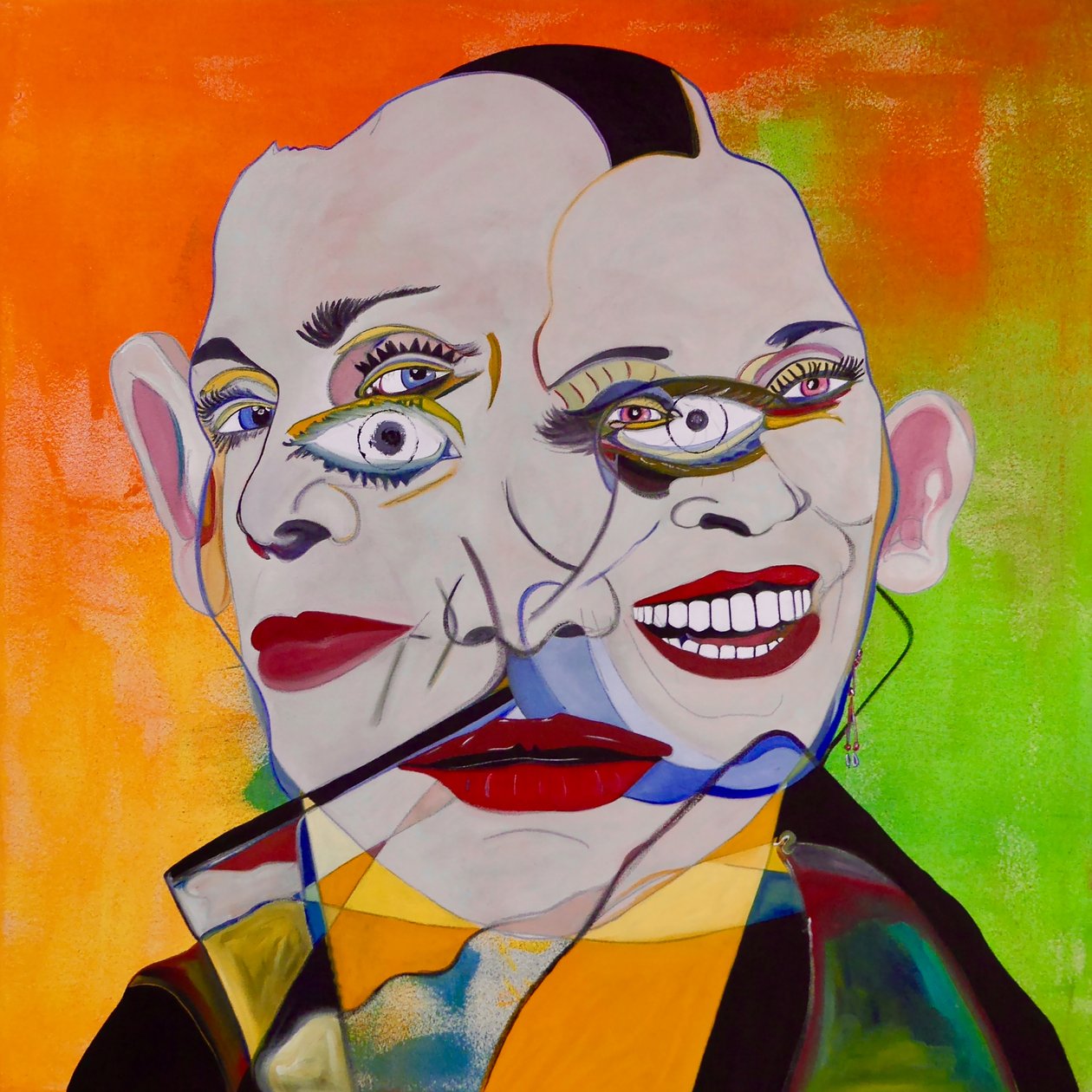 Mythe 4, 2021 (huile et acrylique sur toile) - Benoit Erwann Boucherot