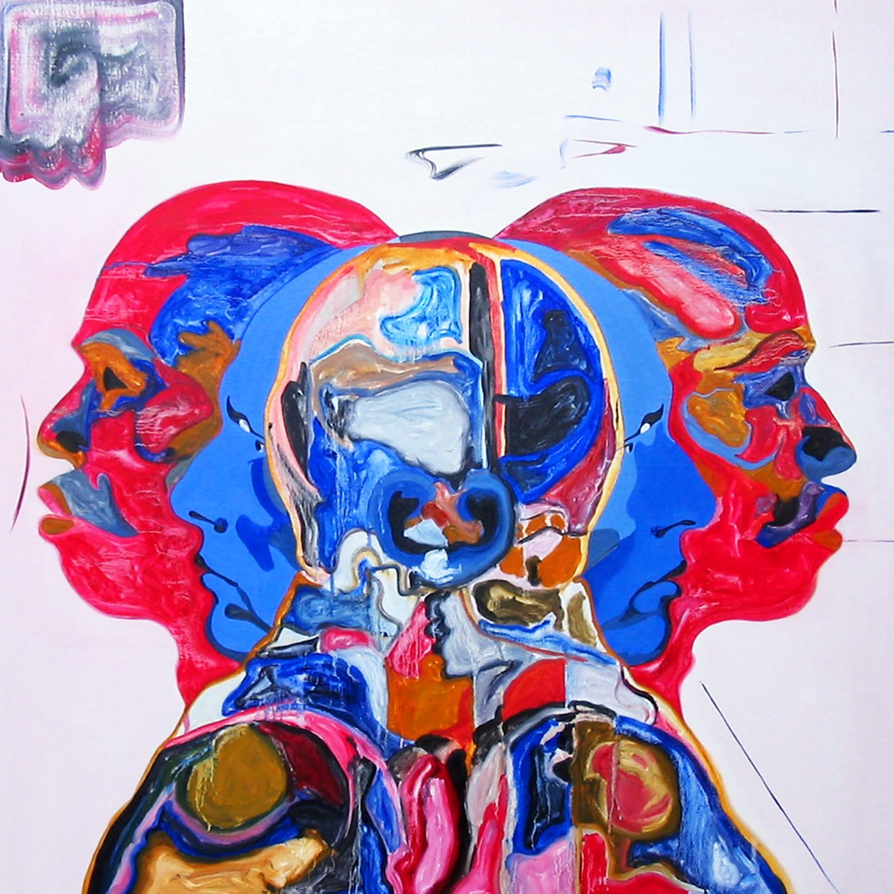 Robert M.  les garçons, 2005 (oil on canvas) - Benoit Erwann Boucherot